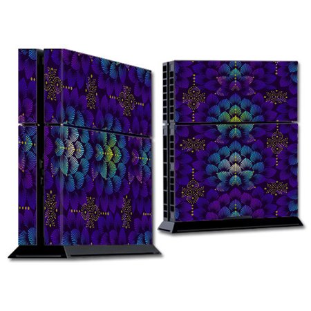 Skins Decals For Ps4 Playstation 4 Console / Floral Feather Pattern