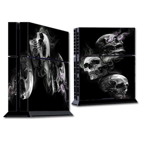 Skins Decals For Ps4 Playstation 4 Console / Glowing Skulls In Smoke