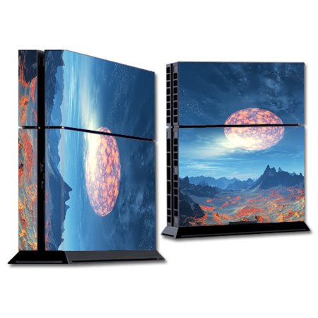 Skins Decals For Ps4 Playstation 4 Console / Moon Over Mountains