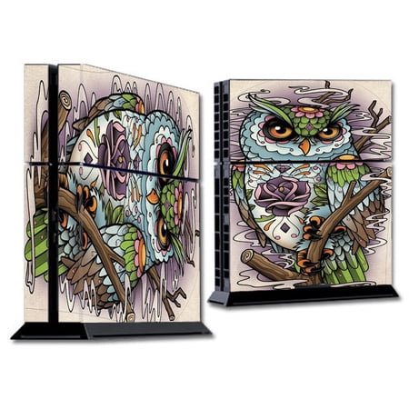 Skins Decals For Ps4 Playstation 4 Console / Owl Painting Aztec Style