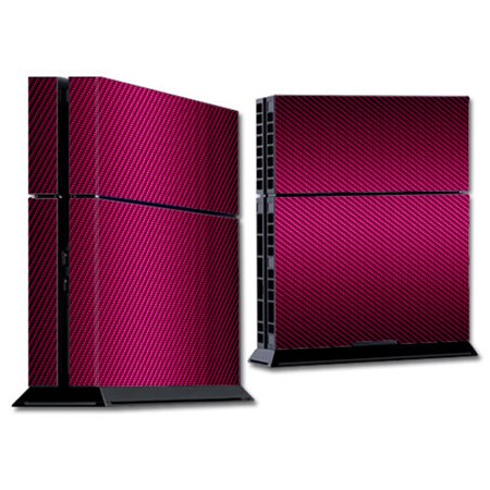 Skins Decals For Ps4 Playstation 4 Console / Pink,Black Carbon Fiber Graphite