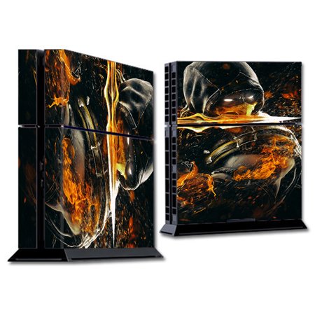 Skins Decals For Ps4 Playstation 4 Console / Scorpion With Flaming Sword