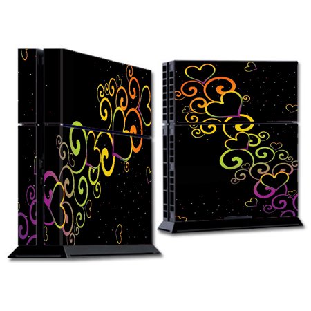 Skins Decals For Ps4 Playstation 4 Console / Trail Of Glowing Hearts