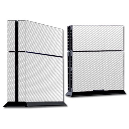 Skins Decals For Ps4 Playstation 4 Console / White Carbon Fiber Graphite