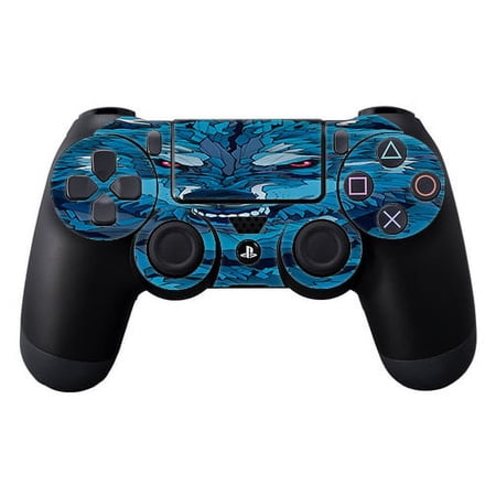 Skins Decals For Ps4 Playstation 4 Controller / Blue Wolf
