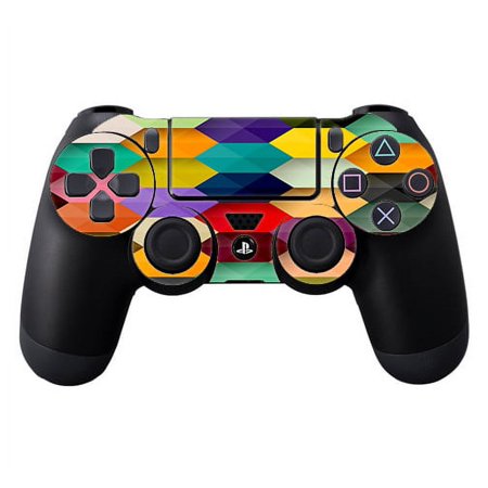 Skins Decals For Ps4 Playstation 4 Controller / Colorful Geometry Honeycomb