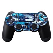 Skins Decals For Ps4 Playstation 4 Controller / Mixed Blue Bubbles Glass