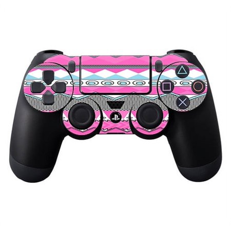 Skins Decals For Ps4 Playstation 4 Controller / Pink Aztec Tribal Chevron