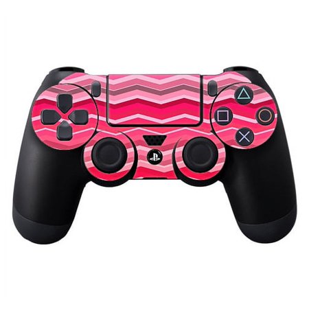 Skins Decals For Ps4 Playstation 4 Controller / Red Pink Chevron