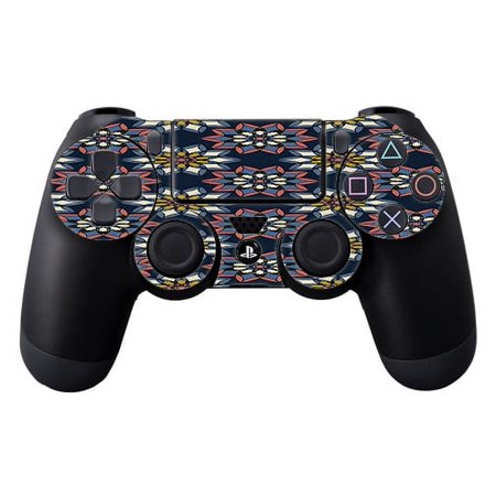Skins Decals For Ps4 Playstation 4 Controller / Retro Flowers Pattern