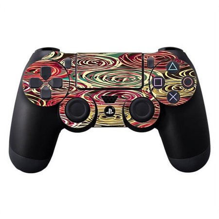 Skins Decals For Ps4 Playstation 4 Controller / Round Swirls Abstract