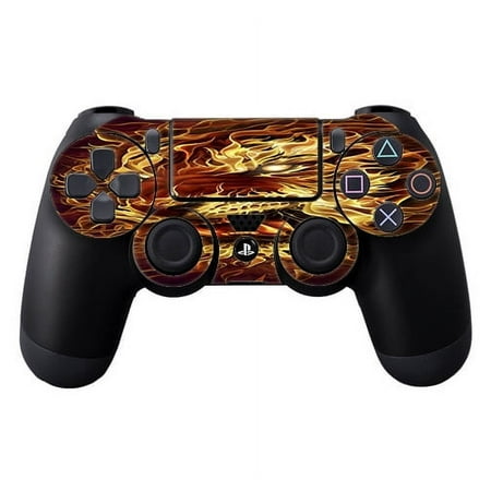 Skins Decals For Ps4 Playstation 4 Controller / Tiger On Fire