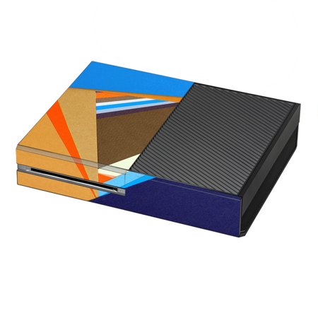 Skins Decals For Xbox One Console / Abstract Patterns Blue Tan
