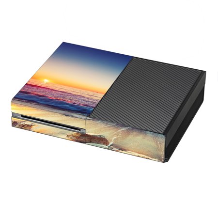 Skins Decals For Xbox One Console / Beach Tide Water Rocks Sunset