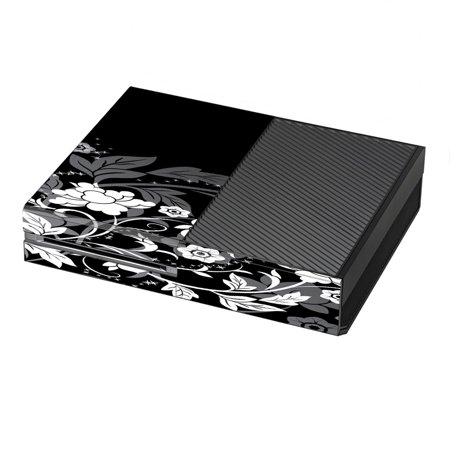 Skins Decals For Xbox One Console / Black Floral Pattern