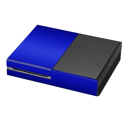 Skins Decals For Xbox One Console / Blue Carbon Fiber Graphite