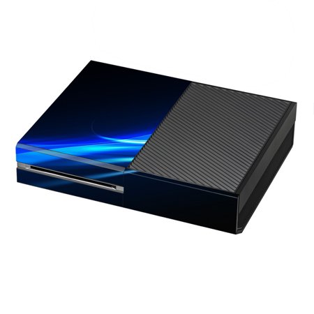 Skins Decals For Xbox One Console / Blue Curves, Soundwaves