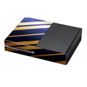 Skins Decals For Xbox One Console / Blue Gold Stripes