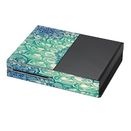 Skins Decals For Xbox One Console / Blue Green Mandala Pattern