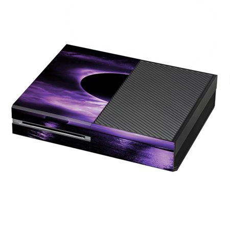 Skins Decals For Xbox One Console / Eclipsed Moon Purple Sky