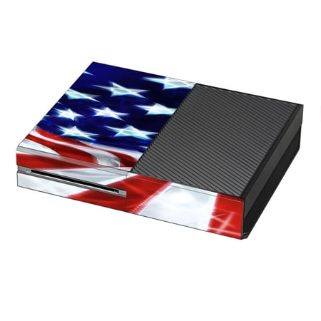 Skins Decals For Xbox One Console / Electric American Flag U.S.A.