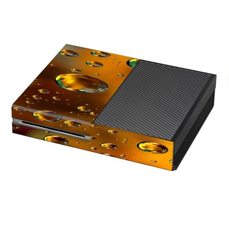Skins Decals For Xbox One Console / Gold Water Drops Droplets