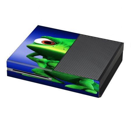 Skins Decals For Xbox One Console / Green Dino, Dinosaur, Gecko,Lizard