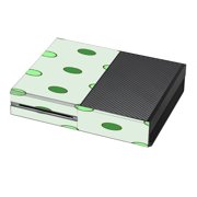 Skins Decals For Xbox One Console / Green Polka Dots