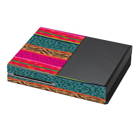 Skins Decals For Xbox One Console / Leopard Zebra Patterns Colorful