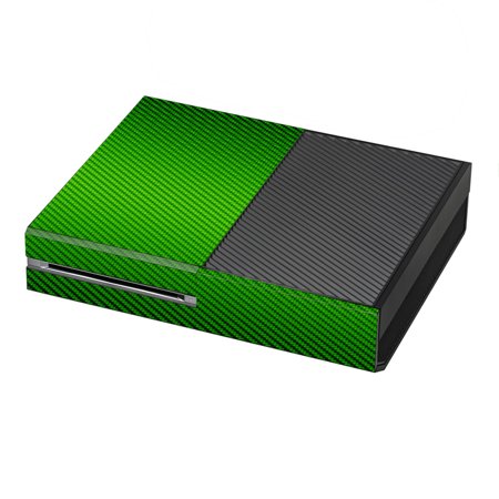 Skins Decals For Xbox One Console / Lime Green Carbon Fiber Graphite