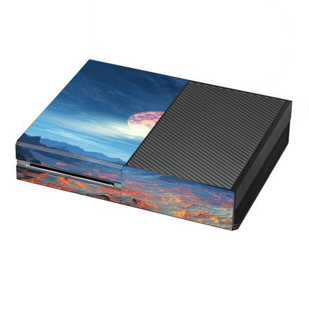 Skins Decals For Xbox One Console / Moon Over Mountains