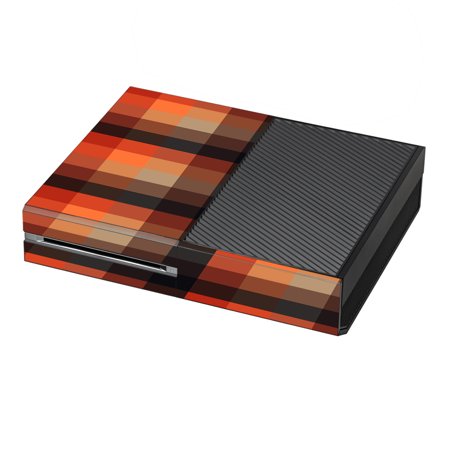 Skins Decals For Xbox One Console / Orange Brown Plaid