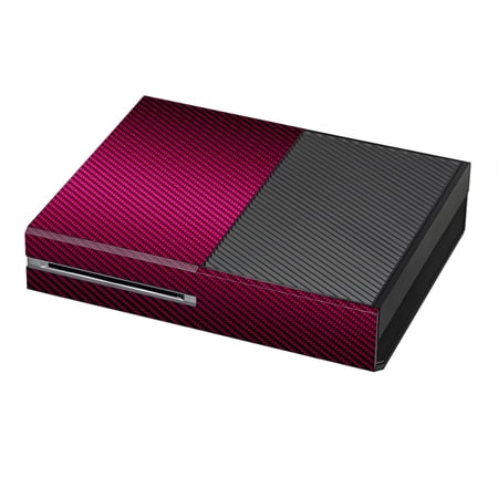 Skins Decals For Xbox One Console / Pink,Black Carbon Fiber Graphite