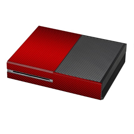 Skins Decals For Xbox One Console / Red Carbon Fiber Graphite