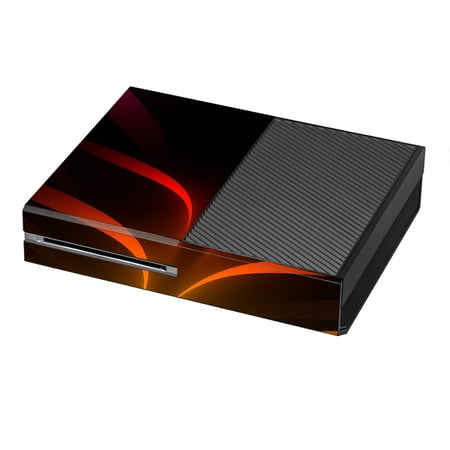 Skins Decals For Xbox One Console / Red Orange Abstract