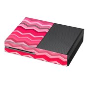 Skins Decals For Xbox One Console / Red Pink Chevron