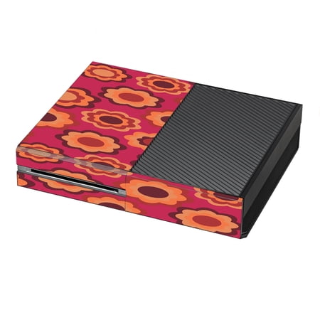 Skins Decals For Xbox One Console / Retro Flowers Pink