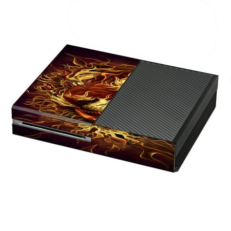 Skins Decals For Xbox One Console / Tiger On Fire