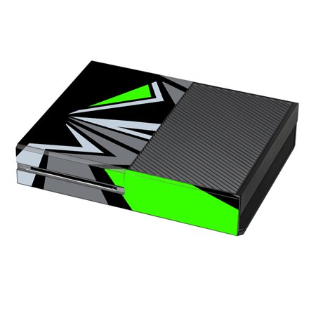 Skins Decals For Xbox One Console / Triangle Pattern Green Grey