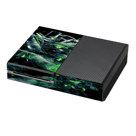 Skins Decals For Xbox One Console / Trippy Glass 3D Green