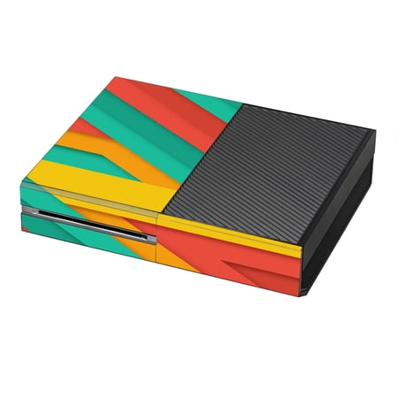 Skins Decals For Xbox One Console / Turquoise Blue Yellow