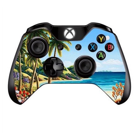 Skins Decals For Xbox One / One S W/Grip-Guard / Beach Water Palm Trees