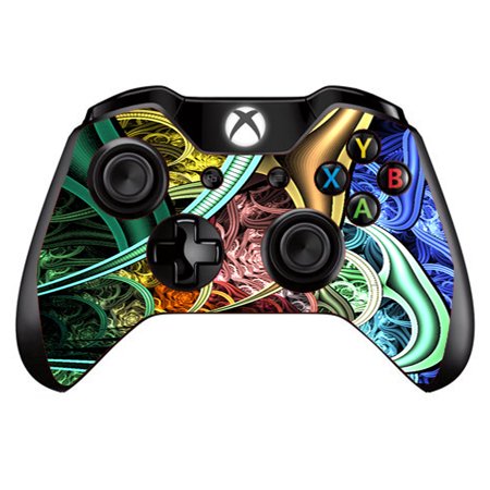 Skins Decals For Xbox One / One S W/Grip-Guard / Bio Mechanical Metal Color Pattern