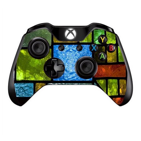 Skins Decals For Xbox One / One S W/Grip-Guard / Colorful Stained Glass