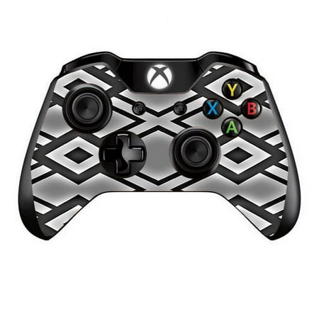 Skins Decals For Xbox One / One S W/Grip-Guard / Diamond Grey Pattern