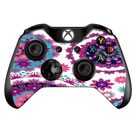 Skins Decals For Xbox One / One S W/Grip-Guard / Flowers Paisley Butterfly Mandala