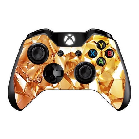 Skins Decals For Xbox One / One S W/Grip-Guard / Geometric Gold