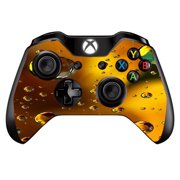 Skins Decals For Xbox One / One S W/Grip-Guard / Gold Water Drops Droplets