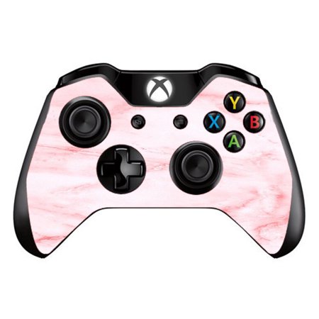 Skins Decals For Xbox One / One S W/Grip-Guard / Rose Pink Marble Pattern