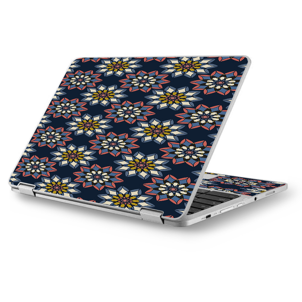 Skins Decals for Asus Chromebook 12.5" Flip C302CA Laptop Vinyl Wrap / Dia de Los Skulls
